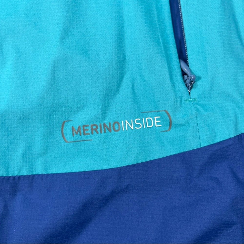 Ortovox 3L Ortler Jacket Women’s Small Merino Inside Teal And Blue - Picture 3 of 9